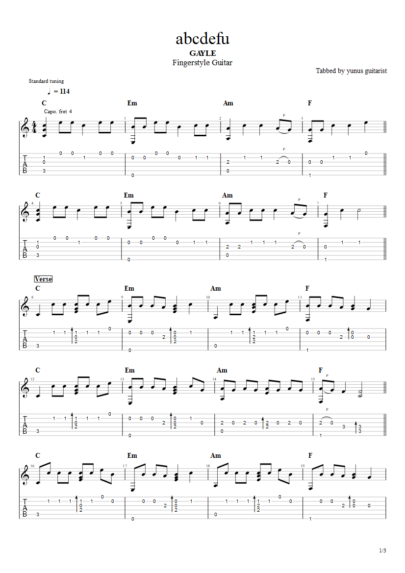abcdefu – GAYLE (PDF)